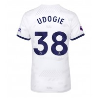 Tottenham Hotspur Destiny Udogie #38 Hemmatröja Dam 2023-24 Kortärmad